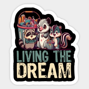 Living The Dream - Cute Anime Kawaii Japanese Lovers Sticker